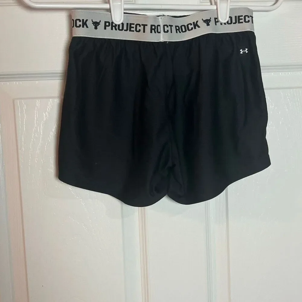 Under Armour Project Rock Athletic Shorts Youth Medium (YMD)
